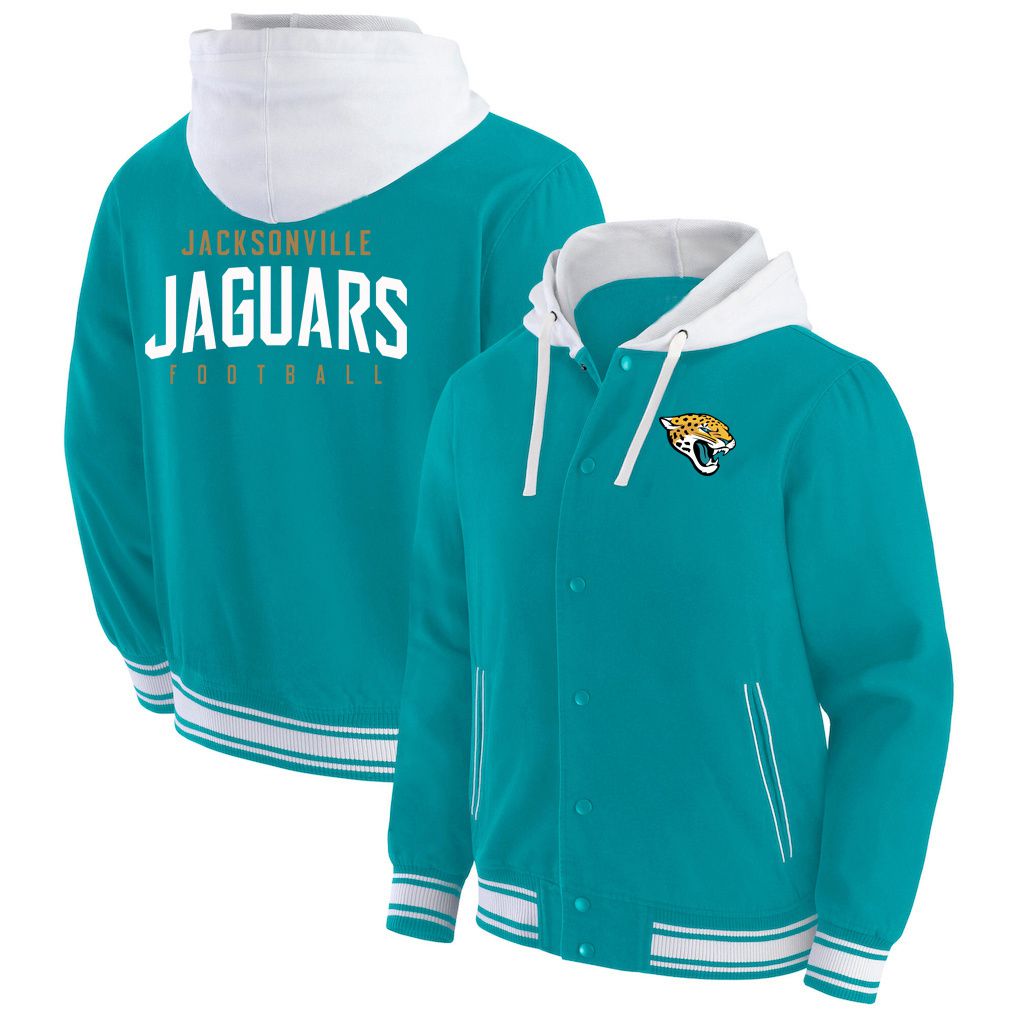 Men 2026 NFL Jacksonville Jaguars  jacket hoodie Green 012->seattle seahawks->NFL Jersey